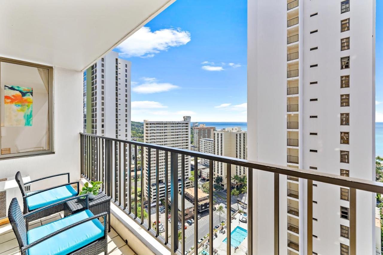 1Br With Great Ocean Views, 1 Block To Waikiki Beach Honolulu Zewnętrze zdjęcie
