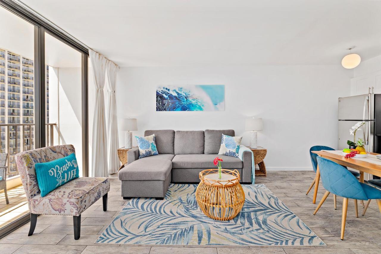 1Br With Great Ocean Views, 1 Block To Waikiki Beach Honolulu Zewnętrze zdjęcie
