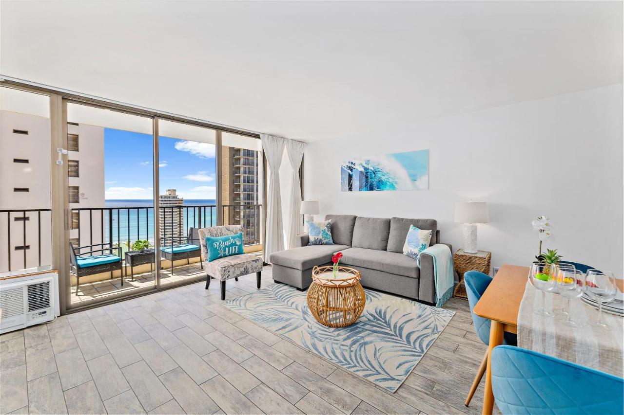 1Br With Great Ocean Views, 1 Block To Waikiki Beach Honolulu Zewnętrze zdjęcie