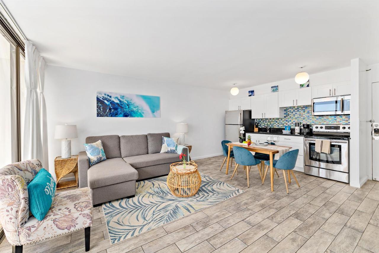 1Br With Great Ocean Views, 1 Block To Waikiki Beach Honolulu Zewnętrze zdjęcie