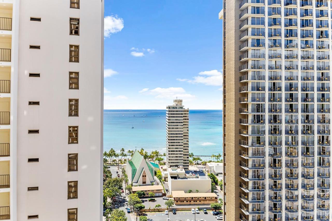 1Br With Great Ocean Views, 1 Block To Waikiki Beach Honolulu Zewnętrze zdjęcie