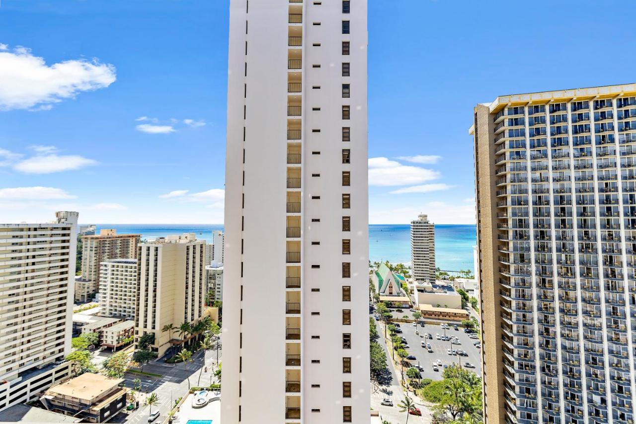 1Br With Great Ocean Views, 1 Block To Waikiki Beach Honolulu Zewnętrze zdjęcie