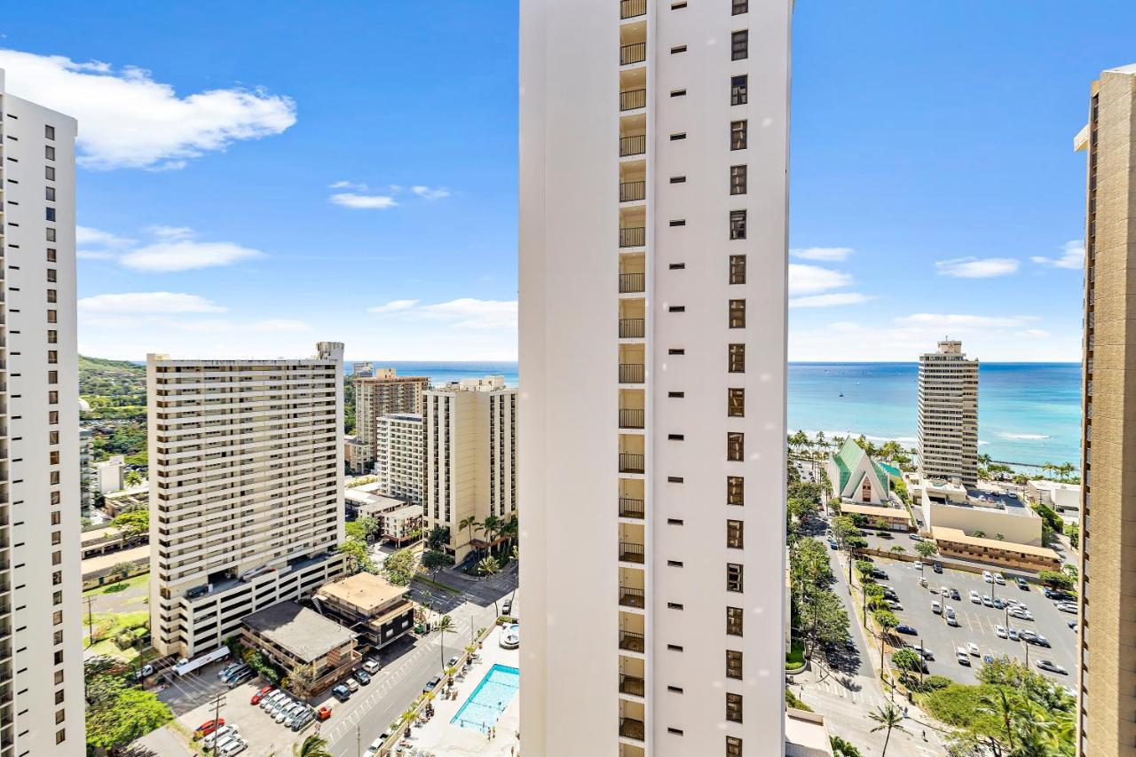 1Br With Great Ocean Views, 1 Block To Waikiki Beach Honolulu Zewnętrze zdjęcie