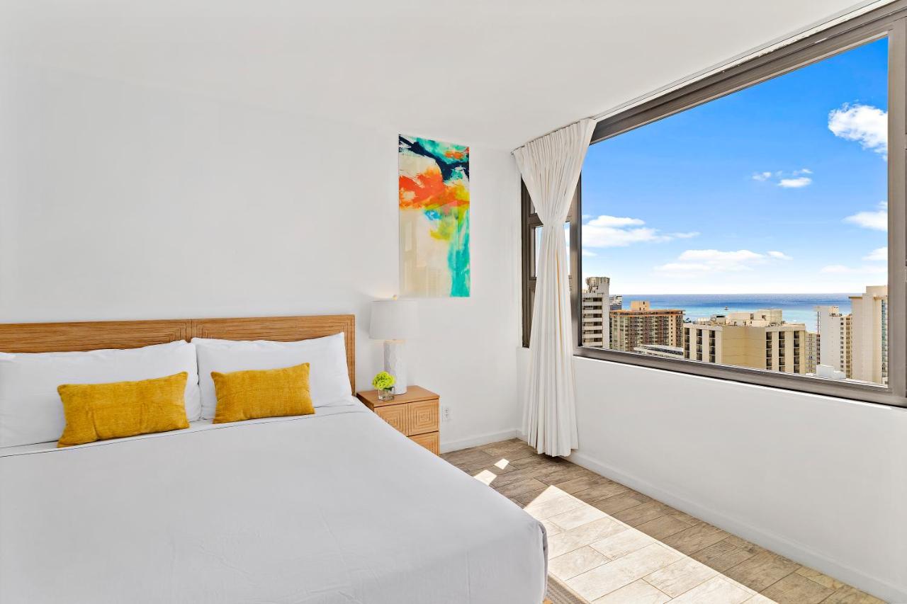 1Br With Great Ocean Views, 1 Block To Waikiki Beach Honolulu Zewnętrze zdjęcie