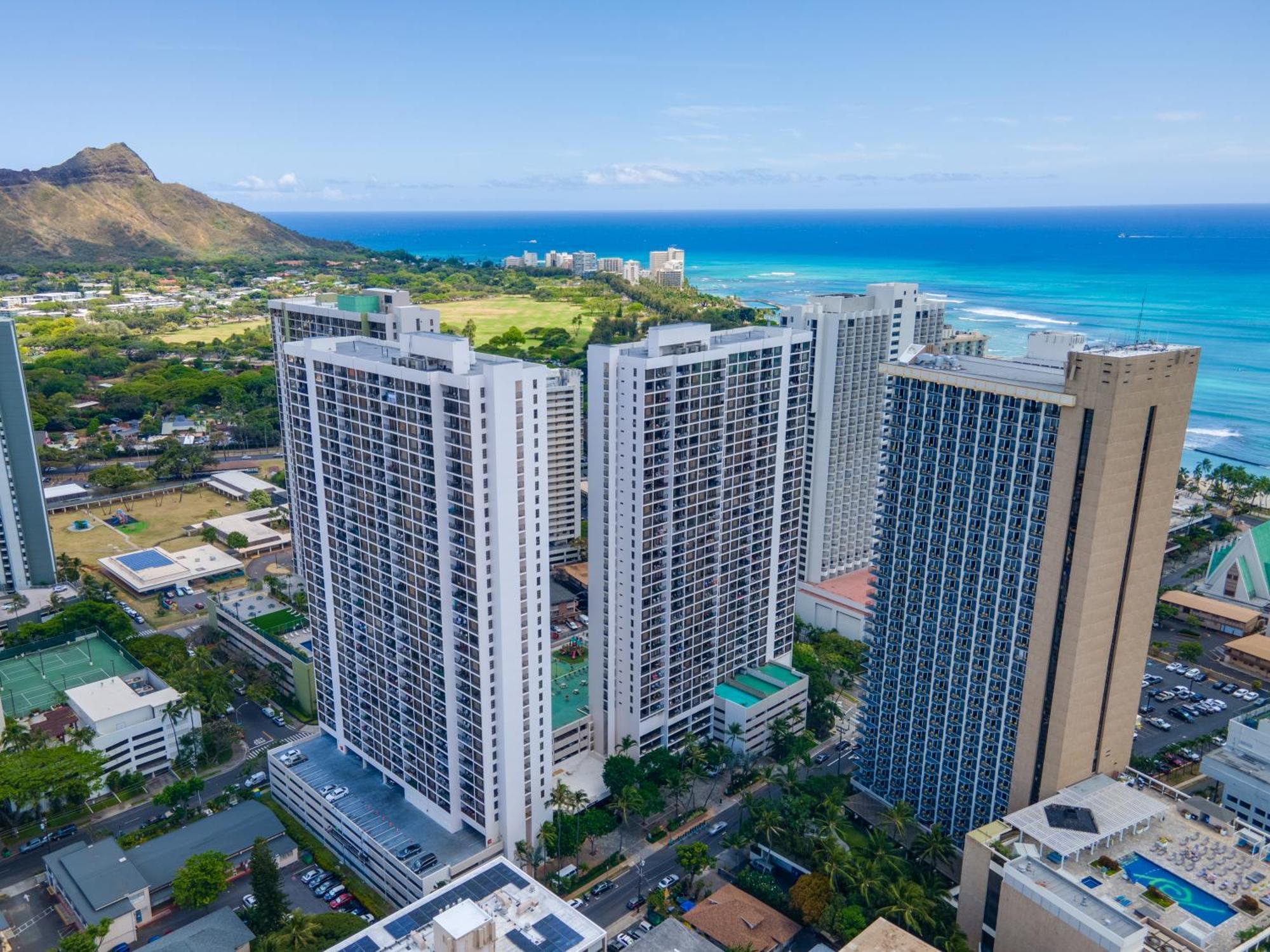 1Br With Great Ocean Views, 1 Block To Waikiki Beach Honolulu Zewnętrze zdjęcie